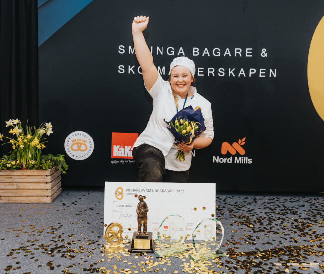 Andrea Wiberg vinner SM Unga Bagare 2022